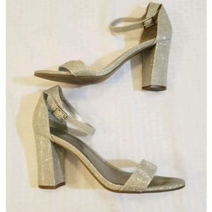 Worthington Womens Silver Heels